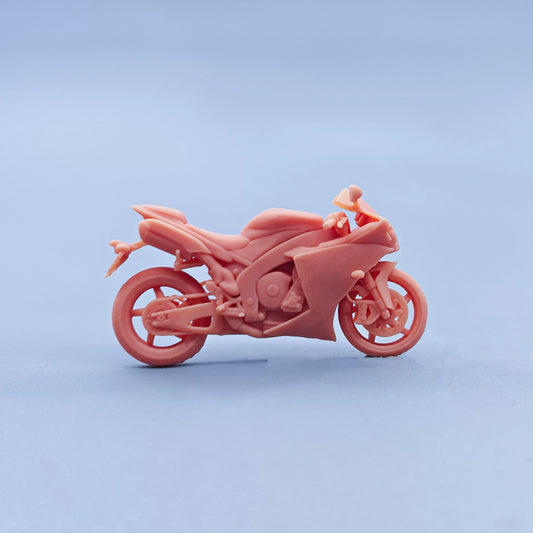 1/64 1/43 Figurines Scale Model Resin Motorcycle Parts Uncolored Miniatures Diorama Hand-painted D911