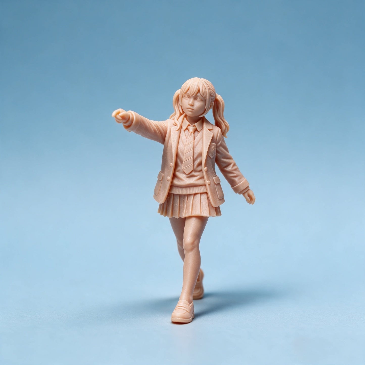 1/64 1/43 Figurines Scale Model Resin Holding Hands with Sisters on The Street Uncolored Miniatures Diorama Hand-painted X013 X014