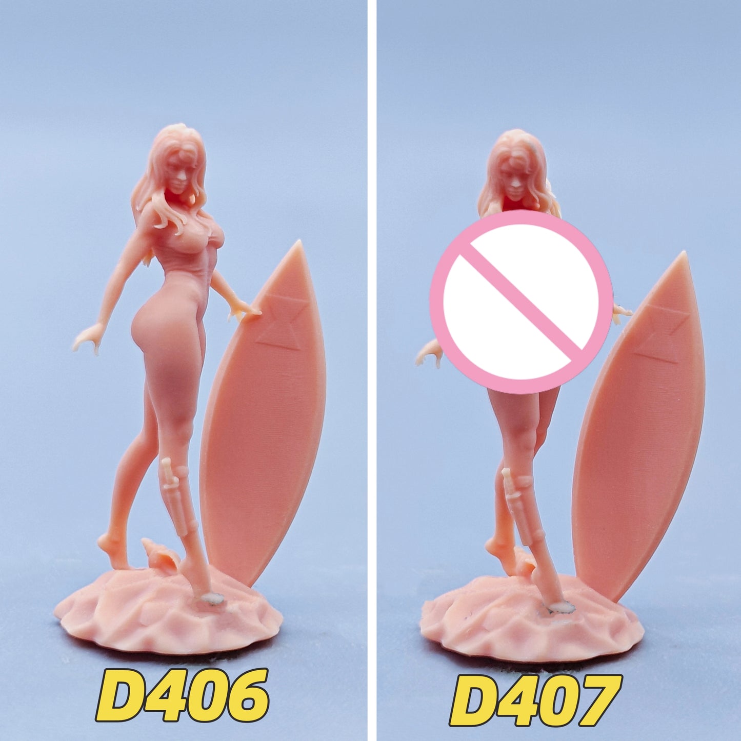 1/64 1/43 Figurines Scale Model Resin Swimsuit Black Widow Uncolored Miniatures Diorama Hand-painted D406 D407