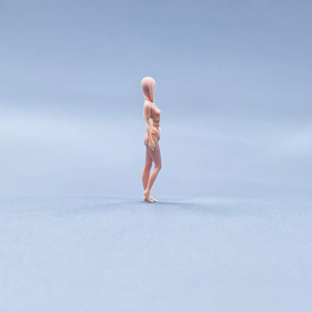 1/64 1/43 Figurines Scale Model Resin Mechanical Girl Uncolored Miniatures Diorama Hand-painted W501