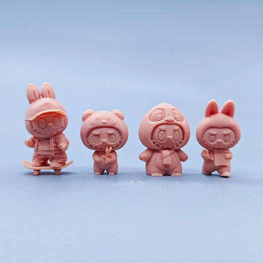 1/64 1/43 Figurines Scale Model Resin Trendy Play Bulala Uncolored Miniatures Diorama Hand-painted D121 D124