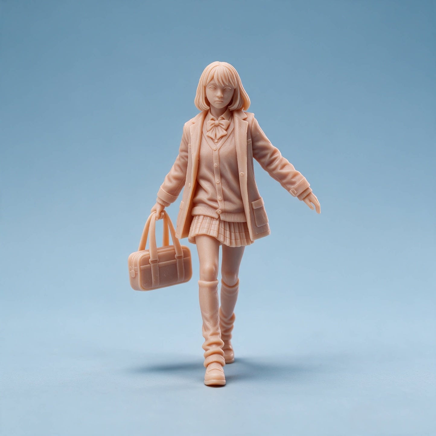 1/64 1/43 Figurines Scale Model Resin Holding Hands with Sisters on The Street Uncolored Miniatures Diorama Hand-painted X013 X014