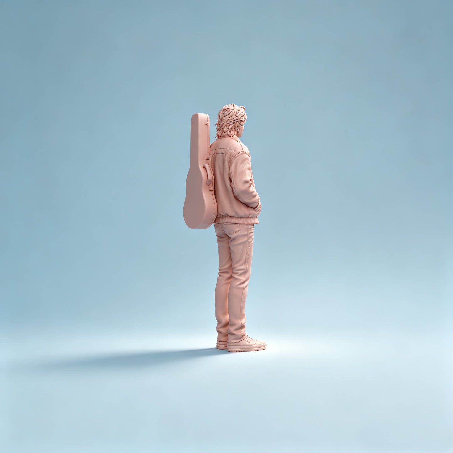 1/64 1/43 Figurines Scale Model Resin Handsome Guitar Player Uncolored Miniatures Diorama Hand-painted X105 X106