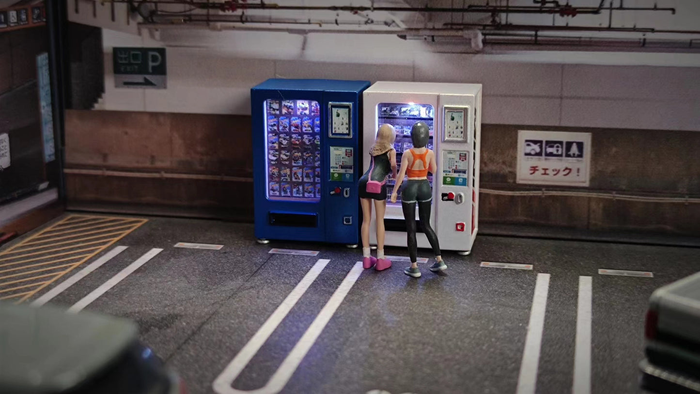 WX-MADE 1/64 Scale Figurines Model Vending Machine Collection Miniature Hand-painted