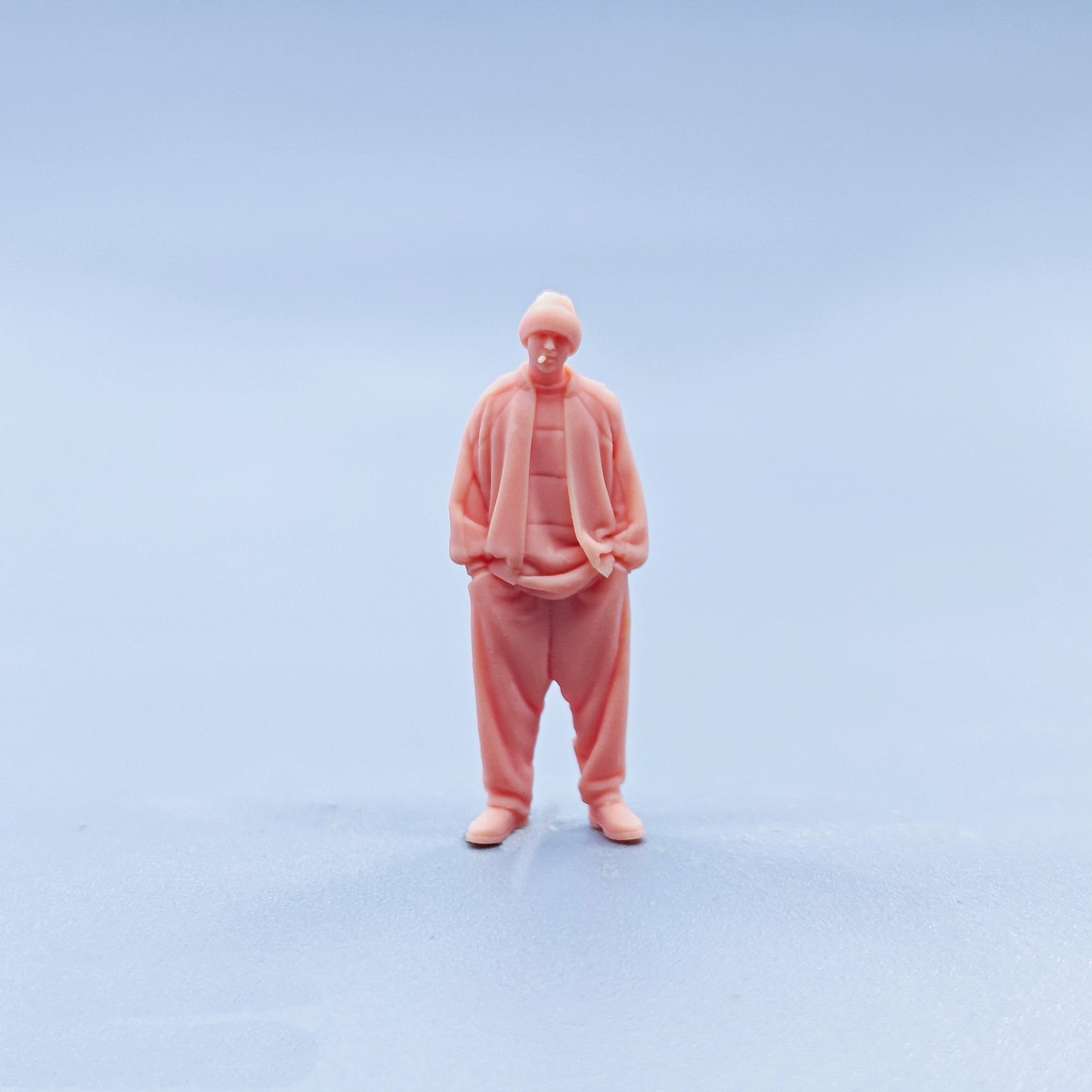 1/64 1/43 Figurines Scale Model Resin Smoking Man Uncolored Miniatures Diorama Hand-painted D809 D812