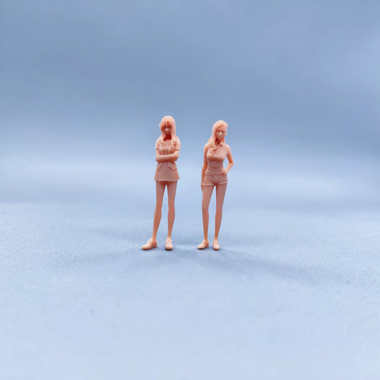 1/64 1/43 Figurines Scale Model Resin Initial Text D Zhenzi Shaxue Uncolored Miniatures Diorama Hand-painted W605 W606