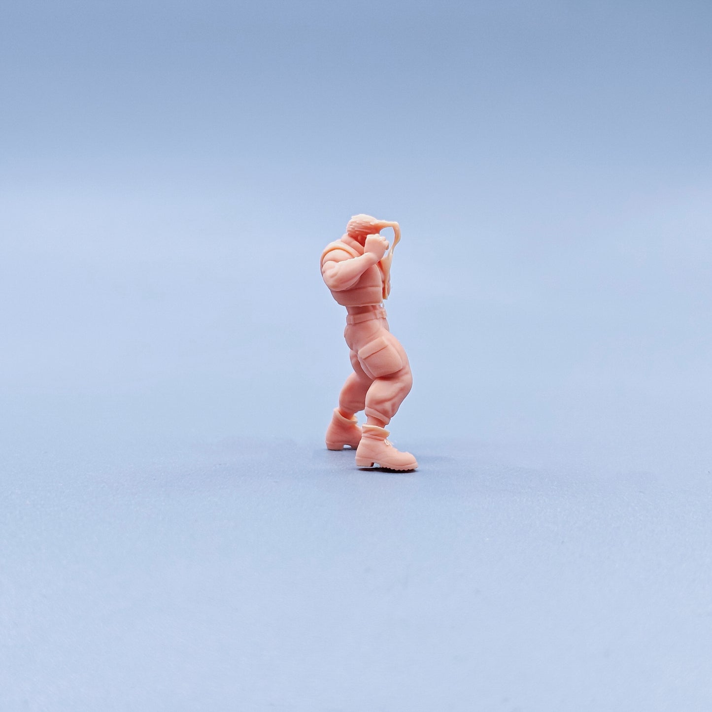 1/64 1/43 Figurines Scale Model Resin Street Fighter Charlie Nash Uncolored Miniatures Diorama Hand-painted C318