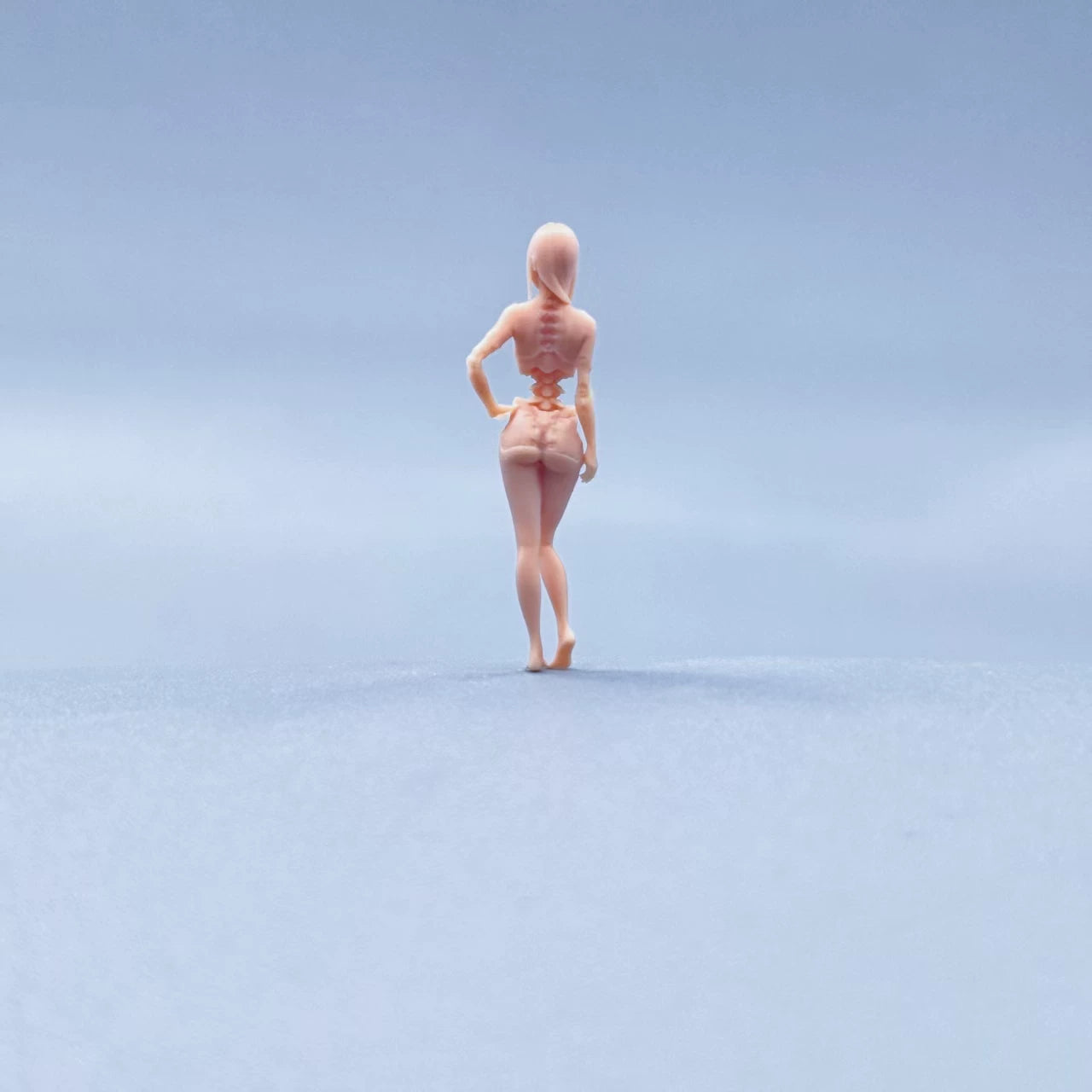 1/64 1/43 Figurines Scale Model Resin Mechanical Girl Uncolored Miniatures Diorama Hand-painted W501
