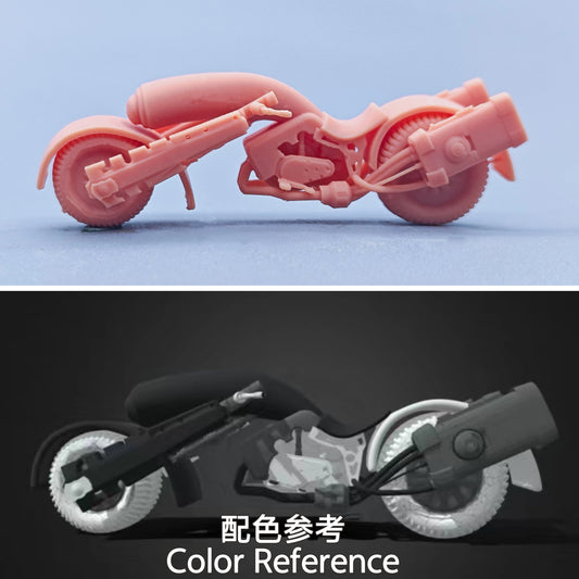 1/64 1/43 Figurines Scale Model Resin Sci Fi Locomotive Uncolored Miniatures Diorama Hand-painted D902