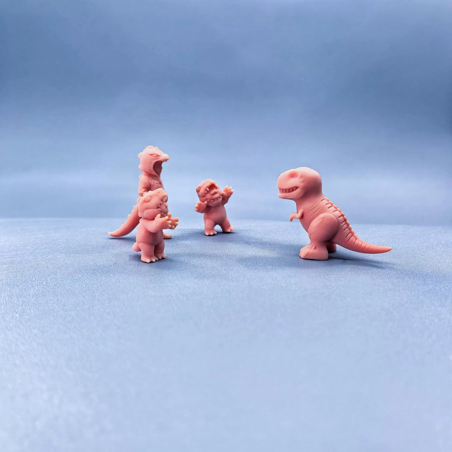 1/64 1/43 Figurines Scale Model Resin Dinosaur kid bro Uncolored Miniatures Diorama Hand-painted W710