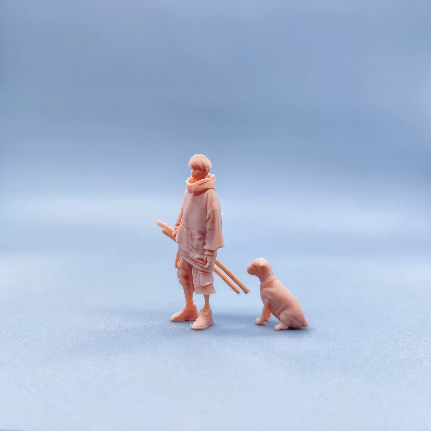 1/64 1/43 Figurines Scale Model Resin Handsome Cyberpunk Boy Uncolored Miniatures Diorama Hand-painted W530
