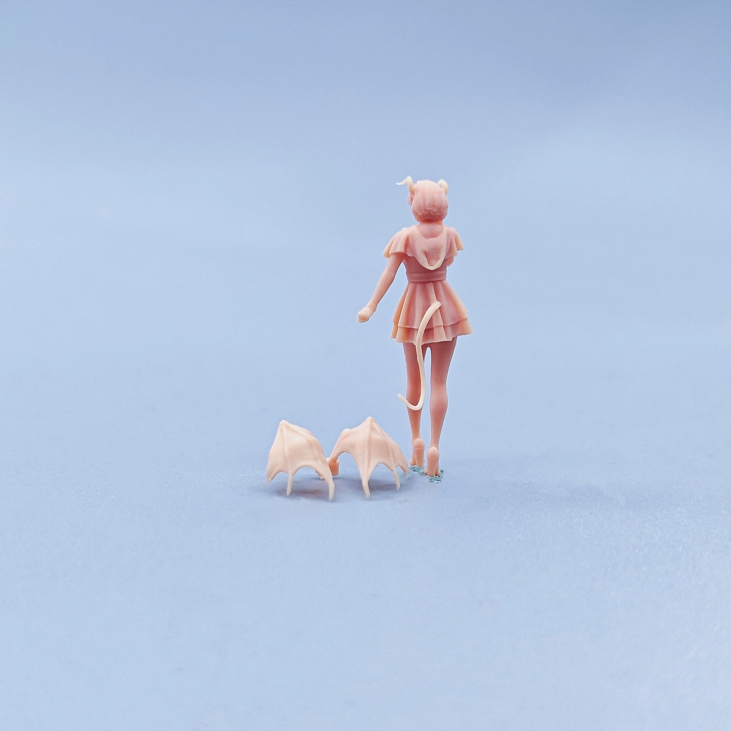 1/64 1/43 Figurines Scale Model Resin Christmas Beauty Demon Uncolored Miniatures Diorama Hand-painted C514