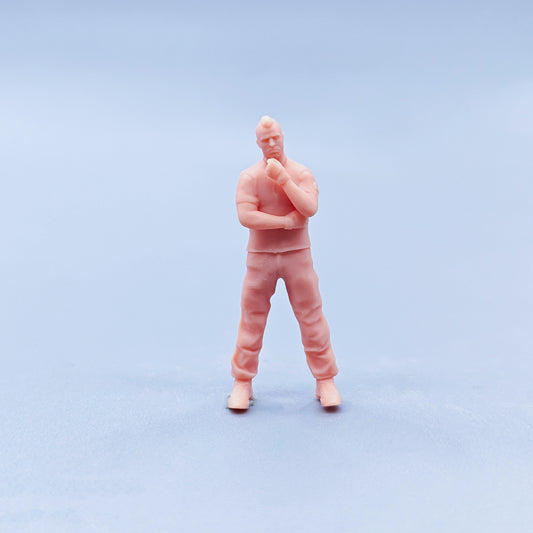 1/64 1/43 Figurines Scale Model Resin Workshop Maintenance Manager Uncolored Miniatures Diorama Hand-painted D127