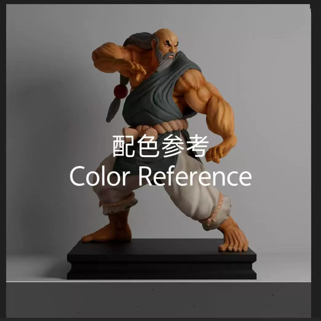 1/64 1/43 Figurines Scale Model Resin Street Fighter Gouken Uncolored Miniatures Diorama Hand-painted C104