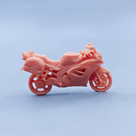 1/64 1/43 Figurines Scale Model Resin Motorcycle Uncolored Miniatures Diorama Hand-painted D906