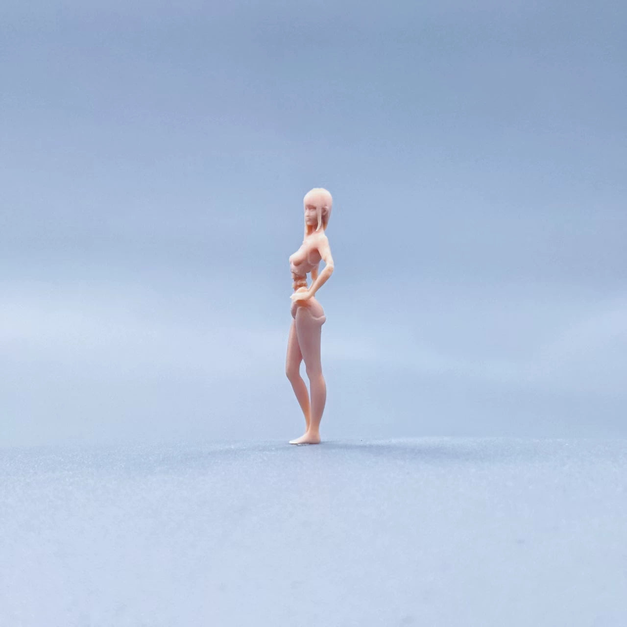 1/64 1/43 Figurines Scale Model Resin Mechanical Girl Uncolored Miniatures Diorama Hand-painted W501