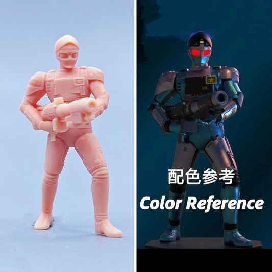 1/64 1/43 Figurines Scale Model Resin Kidou Keiji Jiban Uncolored Miniatures Diorama Hand-painted D520