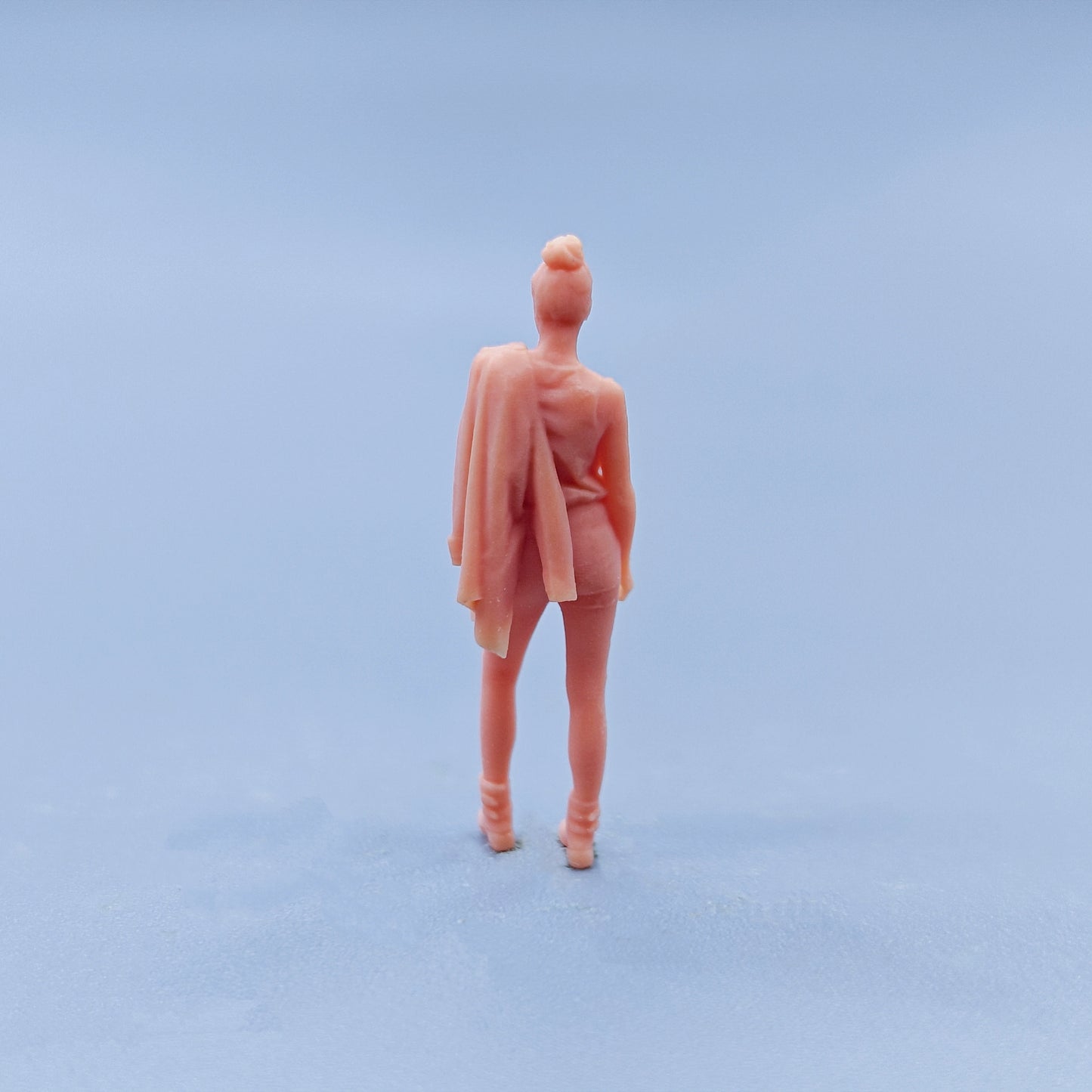 1/64 1/43 Figurines Scale Model Resin Clothing Shawl for Men and Women Uncolored Miniatures Diorama Hand-painted D306 D307