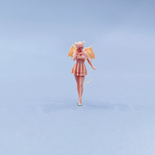 1/64 1/43 Figurines Scale Model Resin Christmas Beauty Demon Uncolored Miniatures Diorama Hand-painted C514