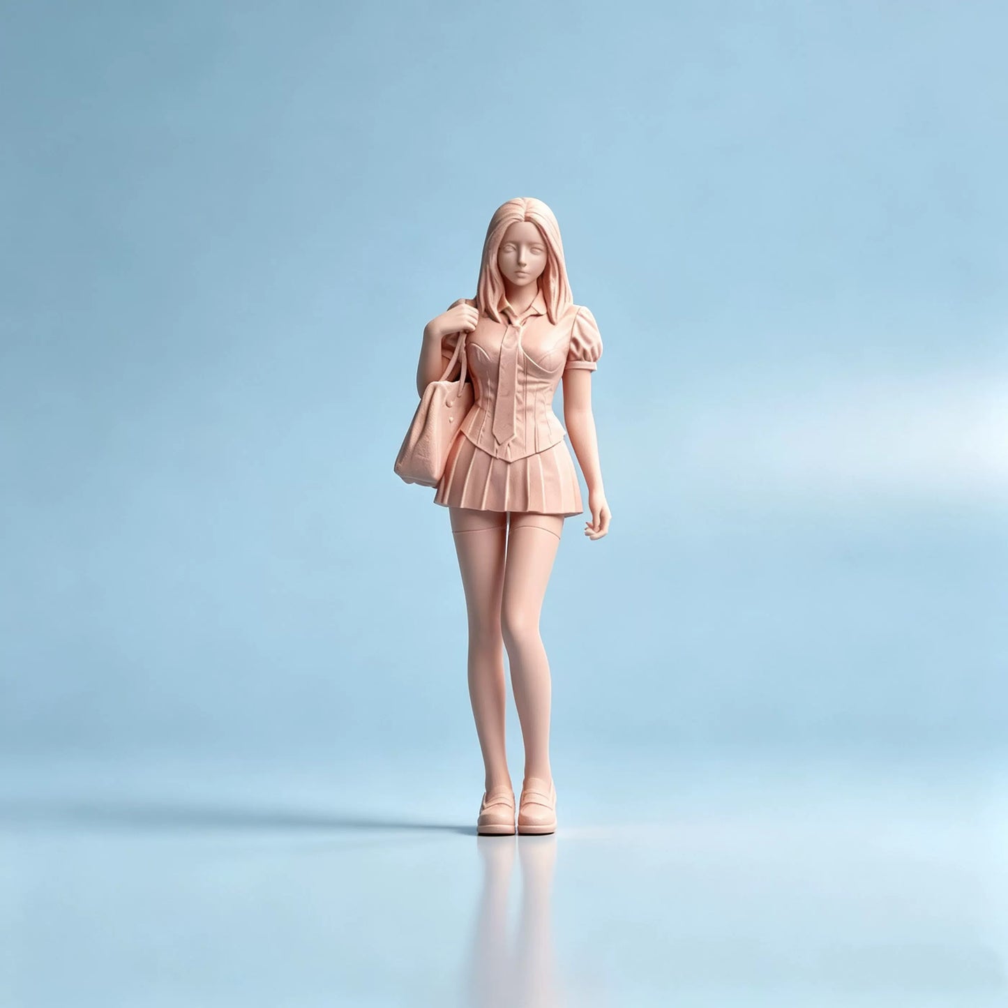 1/64 1/43 Figurines Scale Model Resin Best Friend JK Girl Uncolored Miniatures Diorama Hand-painted W835 W836
