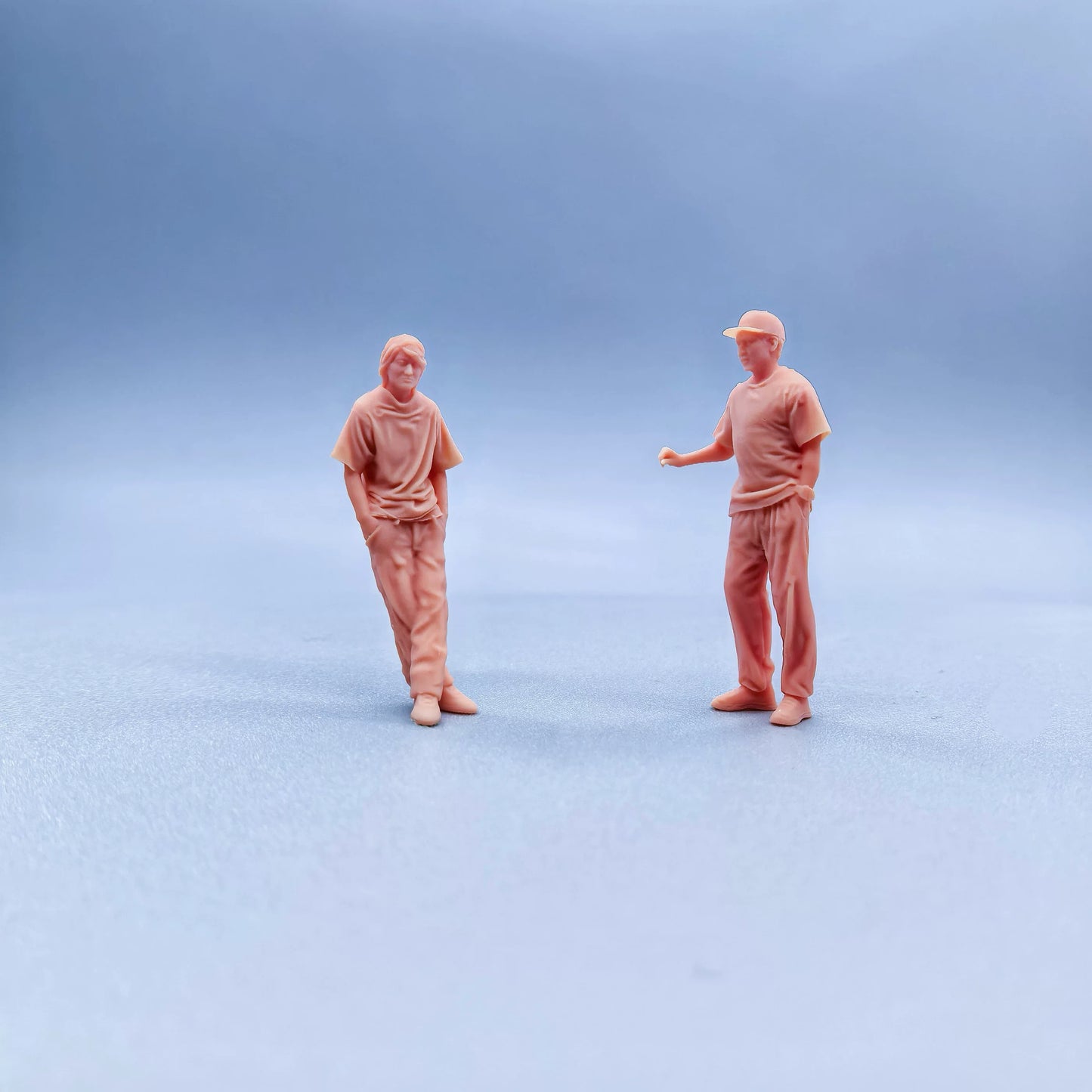 1/64 1/43 Figurines Scale Model Resin Car Modification Player Uncolored Miniatures Diorama Hand-painted W626 W629