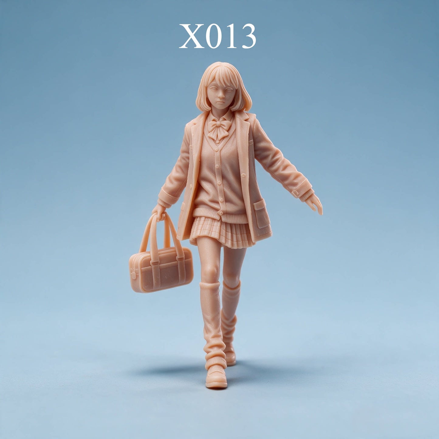 1/64 1/43 Figurines Scale Model Resin Holding Hands with Sisters on The Street Uncolored Miniatures Diorama Hand-painted X013 X014
