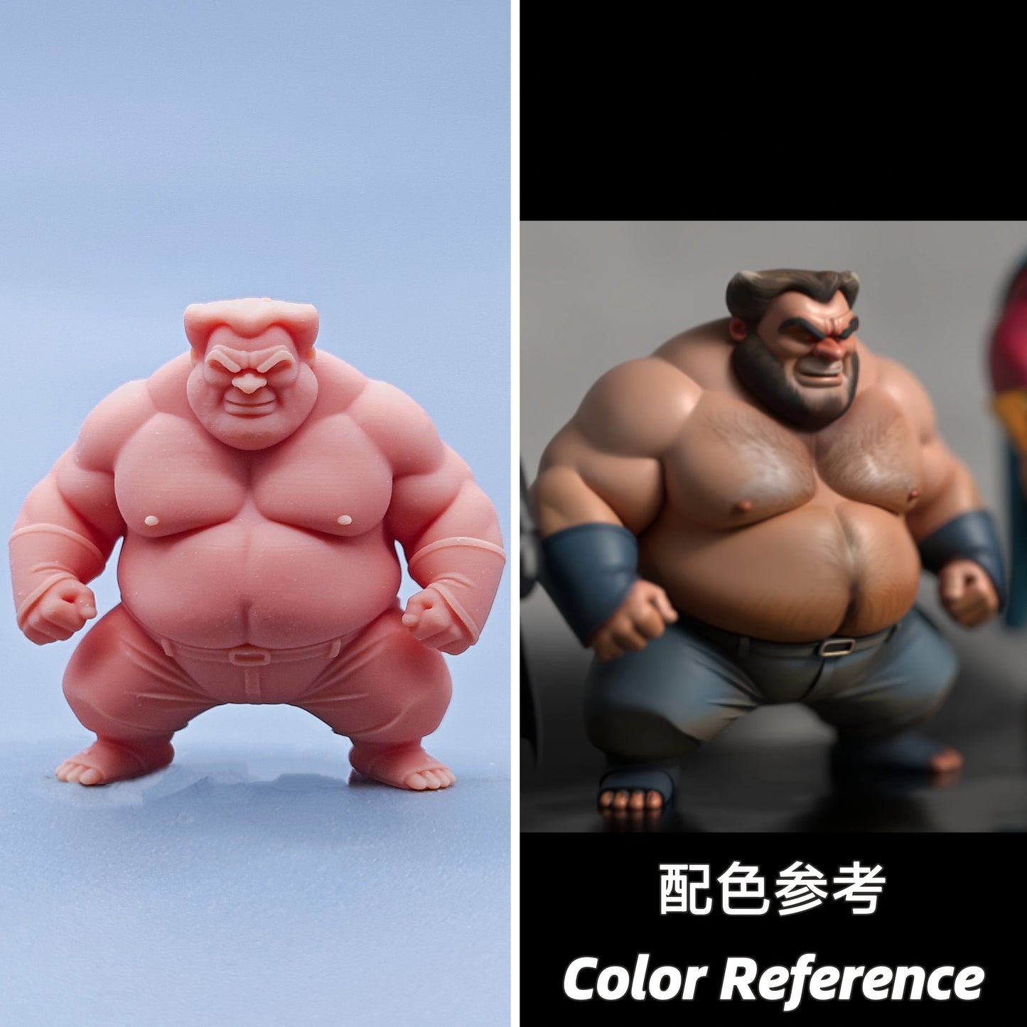 1/64 1/43 Figurines Scale Model Resin Fat Hero Uncolored Miniatures Diorama Hand-painted D813 D819