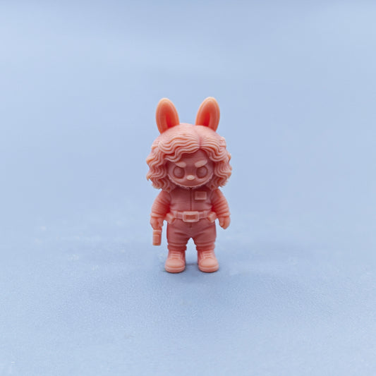 1/64 1/43 Figurines Scale Model Resin  Curly Hair Bulala Uncolored Miniatures Diorama Hand-painted D206