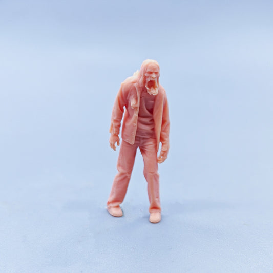 1/64 1/43 Figurines Scale Model Resin Zombie Uncolored Miniatures Diorama Hand-painted D415