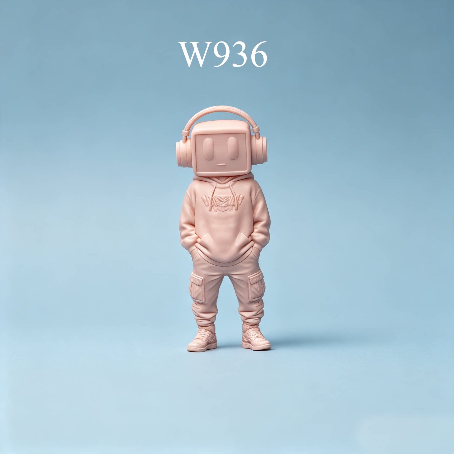 1/64 1/43 Figurines Scale Model Resin Creative Design of Paper Shell Head Uncolored Miniatures Diorama Hand-painted W934 W936