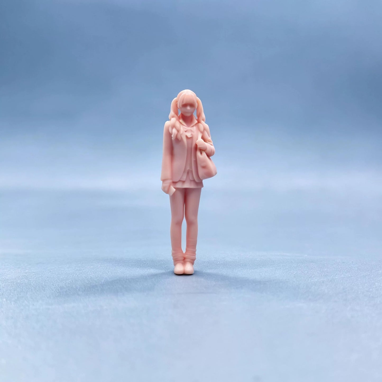 1/64 1/43 Figurines Scale Model Resin Cute JK Trendy Girl Uncolored Miniatures Diorama Hand-painted W815 W818