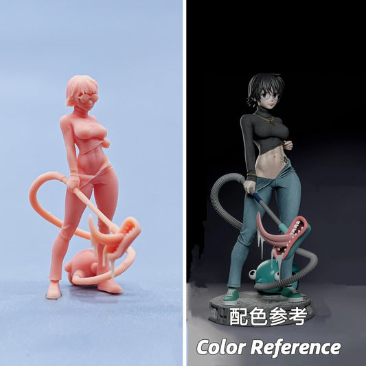 1/64 1/43 Figurines Scale Model Resin Full Time Hunter Shizuku Uncolored Miniatures Diorama Hand-painted D626