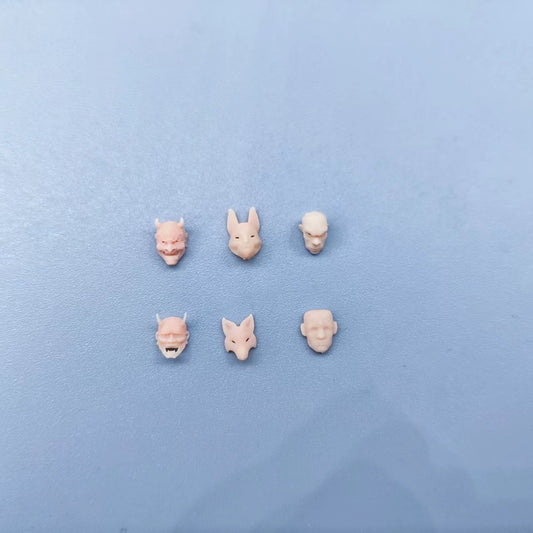 1/64 1/43 Figurines Scale Model Resin Mask Uncolored Miniatures Diorama Hand-painted W515