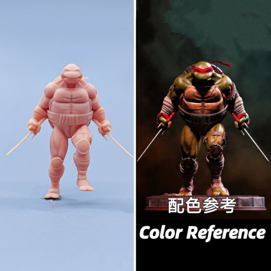 1/64 1/43 Figurines Scale Model Resin Ninja Turtles Raphael Uncolored Miniatures Diorama Hand-painted C808