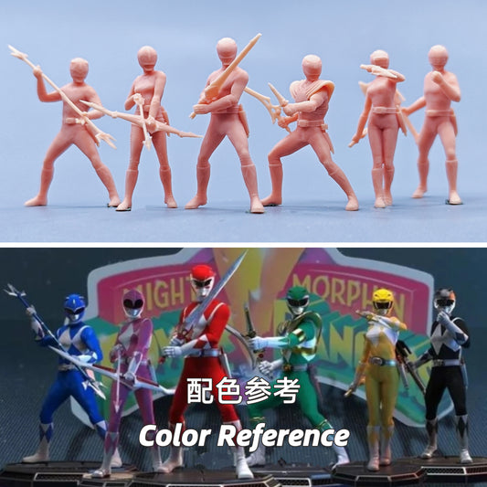 1/64 1/43 Figurines Scale Model Resin Five Star Team Uncolored Miniatures Diorama Hand-painted D523 D528