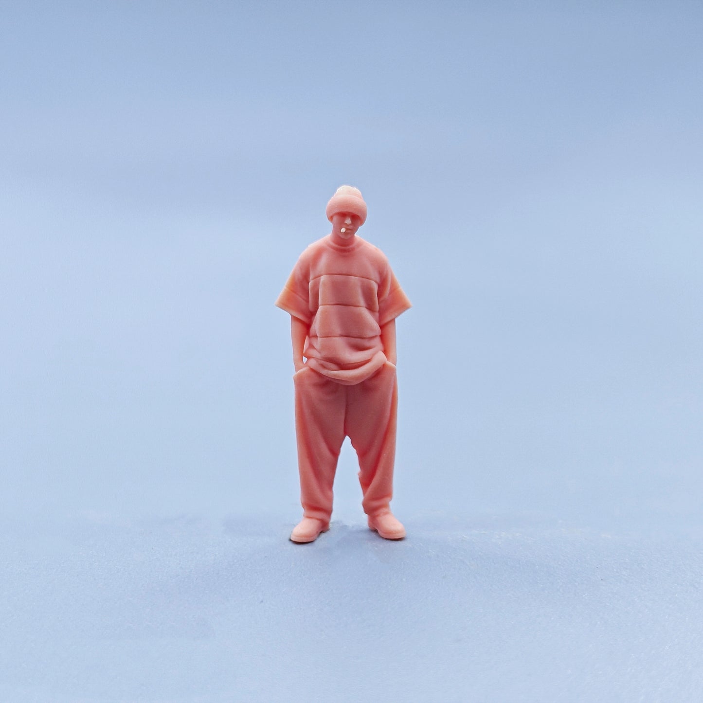 1/64 1/43 Figurines Scale Model Resin Smoking Man Uncolored Miniatures Diorama Hand-painted D809 D812