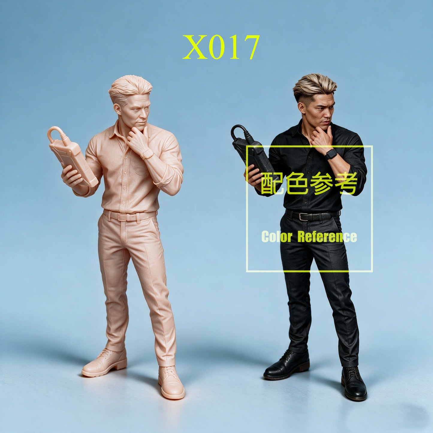 1/64 1/43 Figurines Scale Model Resin Handsome Garage Staff Uncolored Miniatures Diorama Hand-painted X016 X026