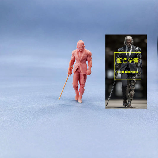 1/64 1/43 Figurines Scale Model Resin Cyber Suit Thug Uncolored Miniatures Diorama Hand-painted W704