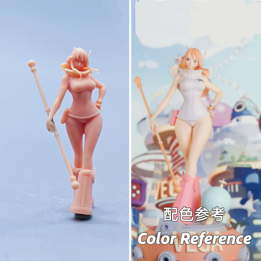 1/64 1/43 Figurines Scale Model Resin Navigate King Castle Nami Uncolored Miniatures Diorama Hand-painted C910