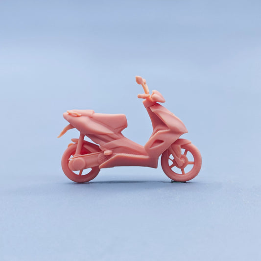 1/64 1/43 Figurines Scale Model Resin Bent Beam Motorcycle Uncolored Miniatures Diorama Hand-painted D909