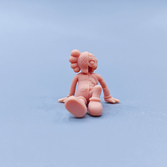 1/64 1/43 Figurines Scale Model Resin Sitting on The Floor Half Cut Doll Uncolored Miniatures Diorama Hand-painted C926