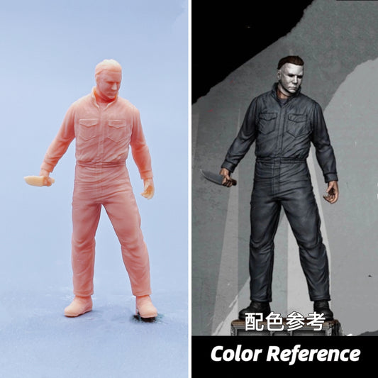 1/64 1/43 Figurines Scale Model Resin Michael Myers Uncolored Miniatures Diorama Hand-painted C909