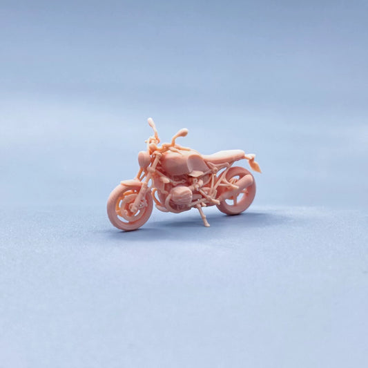 1/64 1/43 Figurines Scale Model Resin BMW R Nine Latte Motorcycle Uncolored Miniatures Diorama Hand-painted W502