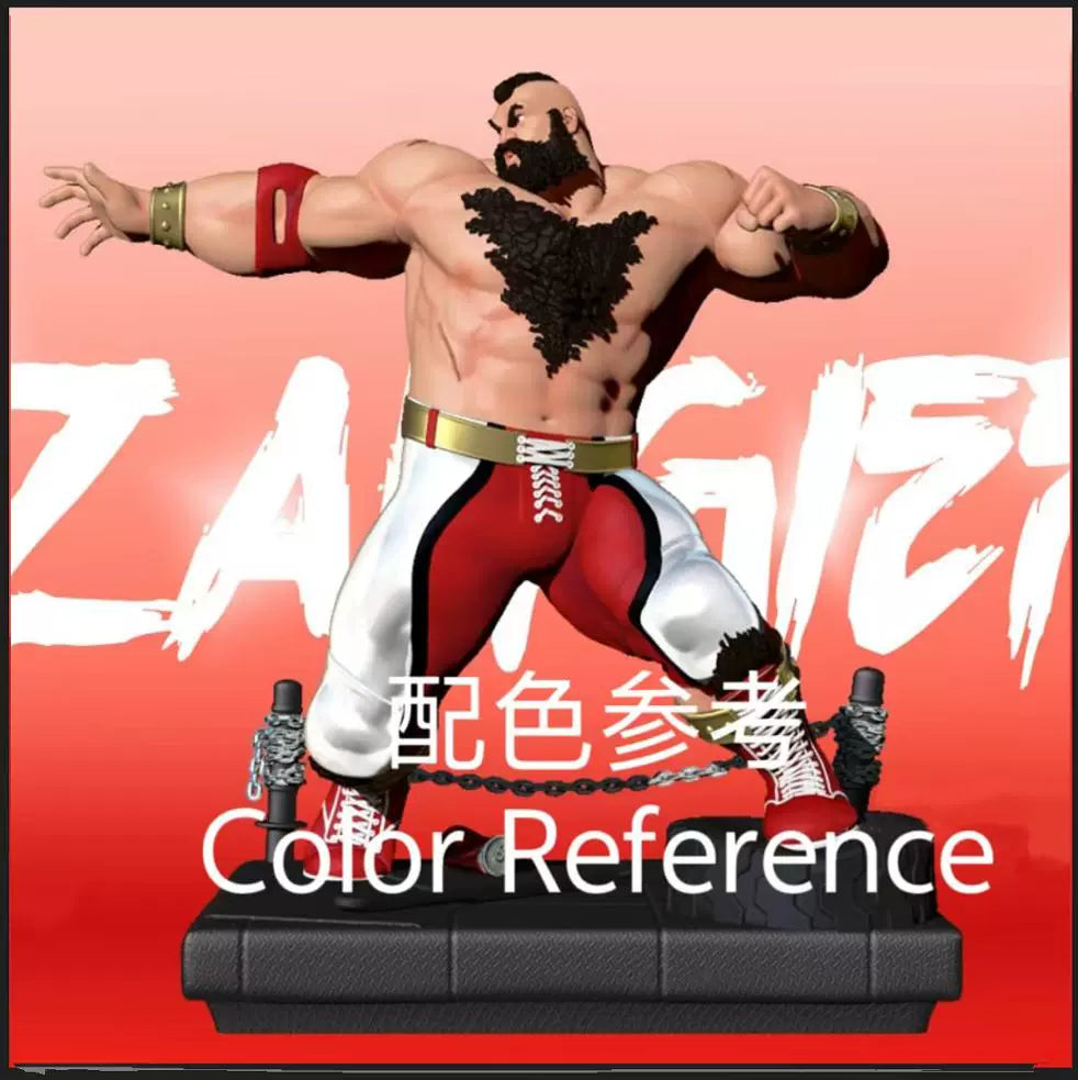 1/64 1/43 Figurines Scale Model Resin Street Fighter Zangief Uncolored Miniatures Diorama Hand-painted C112