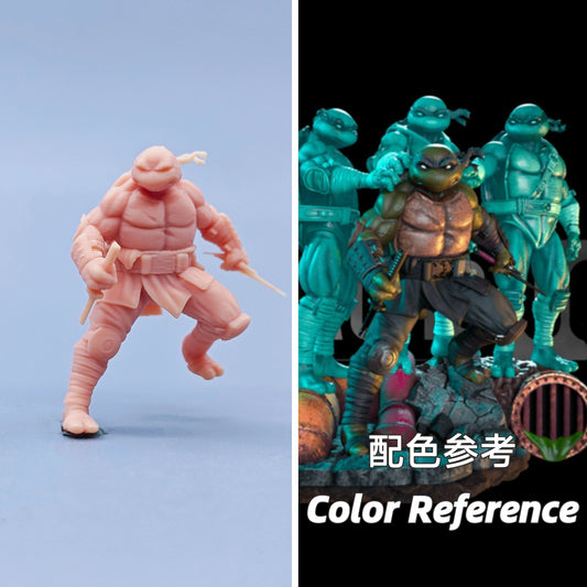 1/64 1/43 Figurines Scale Model Resin Ninja Turtles The Last Ronin Uncolored Miniatures Diorama Hand-painted C804