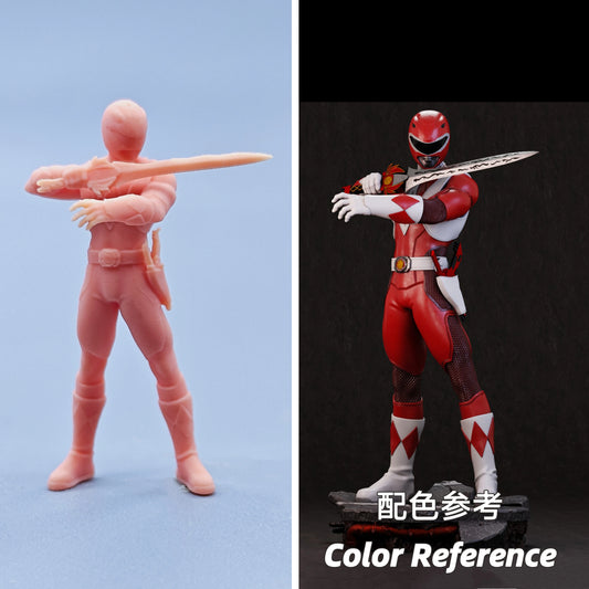 1/64 1/43 Figurines Scale Model Resin Five Star Team Red Warriors Uncolored Miniatures Diorama Hand-painted D628
