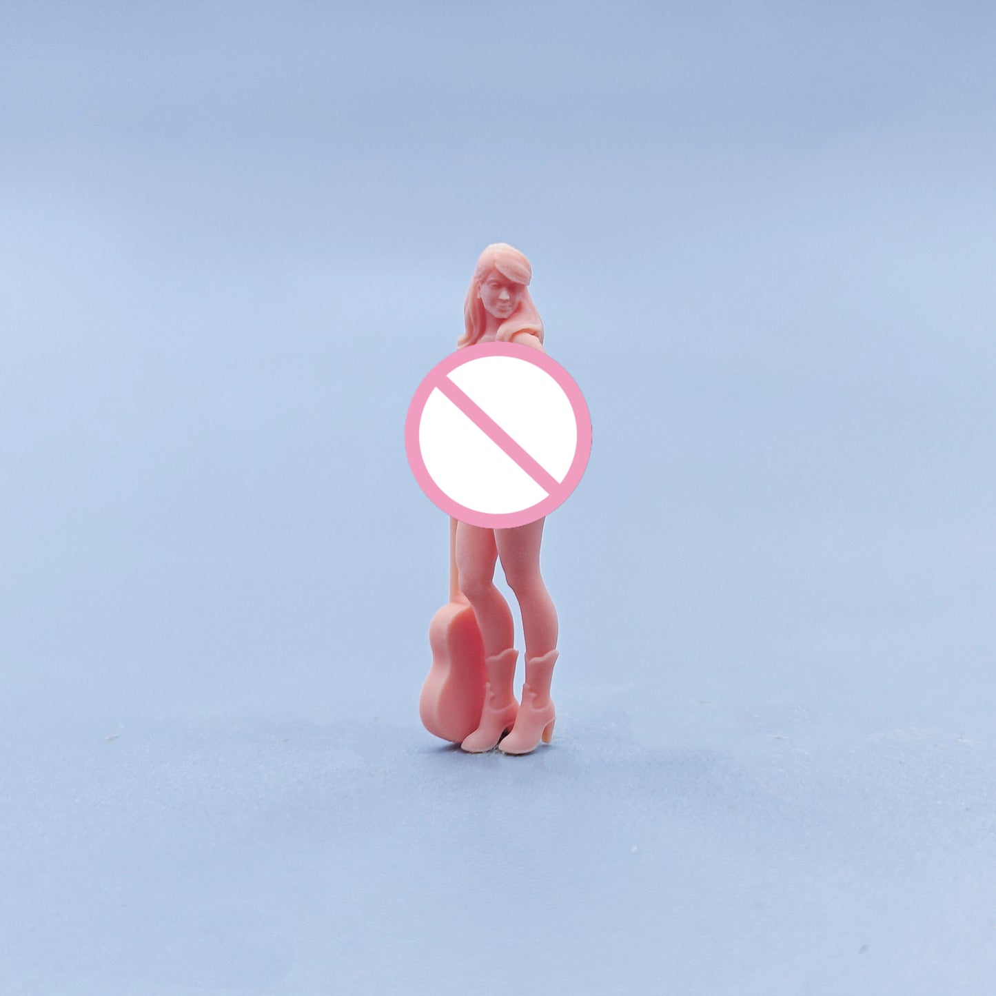 1/64 1/43 Figurines Scale Model Resin Guitar Girl Uncolored Miniatures Diorama Hand-painted D823 D824