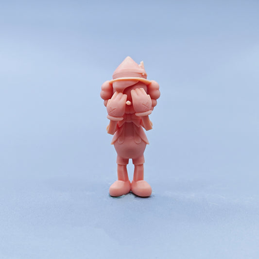 1/64 1/43 Figurines Scale Model Resin Face Blocking and Hat Wearing Doll Uncolored Miniatures Diorama Hand-painted C921