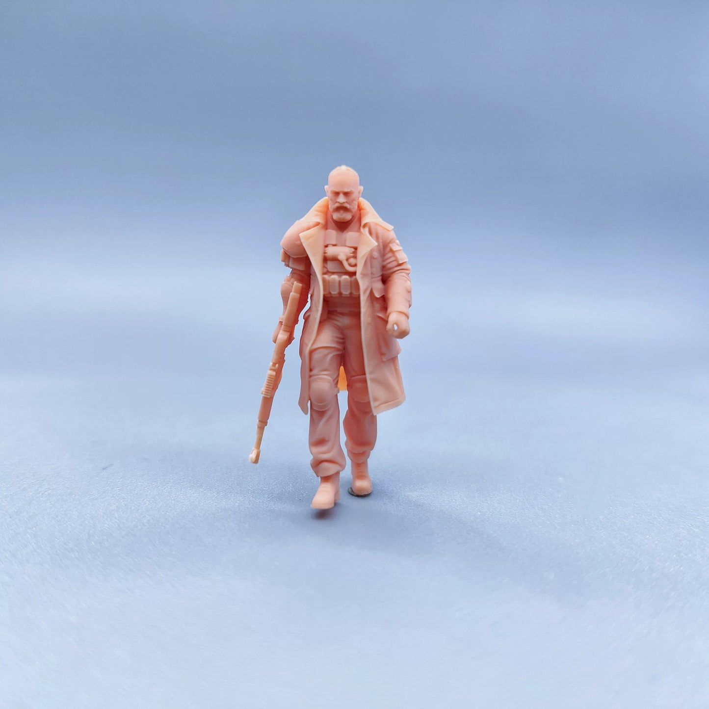 1/64 1/43 Figurines Scale Model Resin Windbreaker European and American strong man Uncolored Miniatures Diorama Hand-painted W531