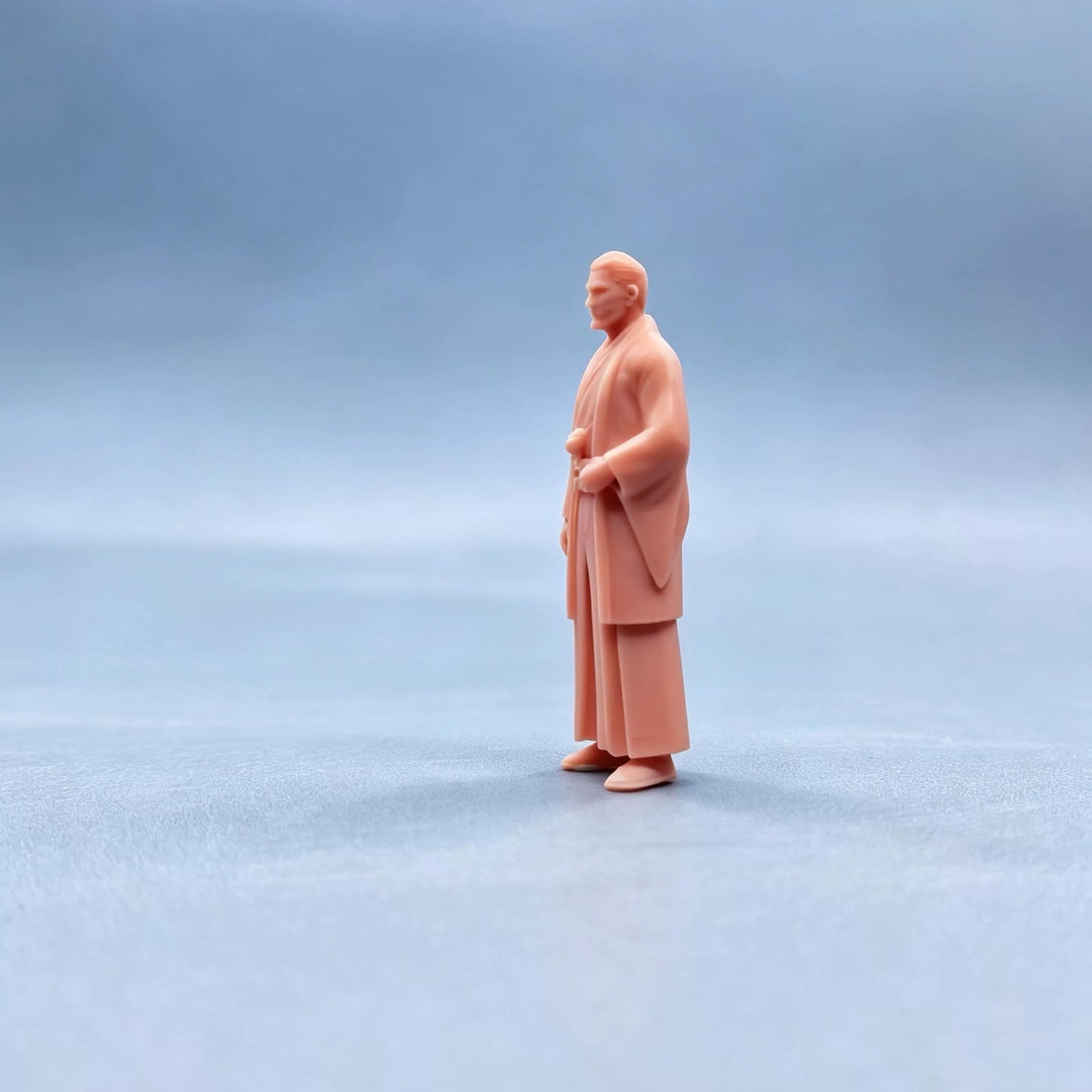1/64 1/43 Figurines Scale Model Resin Japanese Family Elders' Kimono Uncolored Miniatures Diorama Hand-painted W715